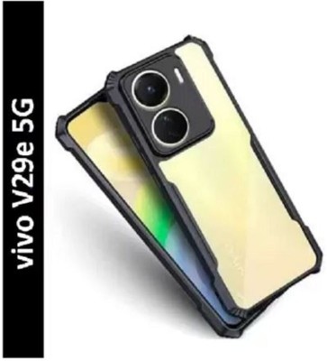 Sarju Back Cover for Vivo V29e 5G(Black, Shock Proof, Pack of: 1)