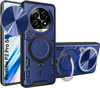 Flipkart SmartBuy Back Cover for realme P2 Pro 5G(Blue, Rugged Armor, Pack of: 1)