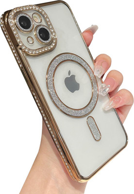 CASECRAFT Back Cover for Apple Iphone 15(Gold, Shock Proof, Pack of: 1)