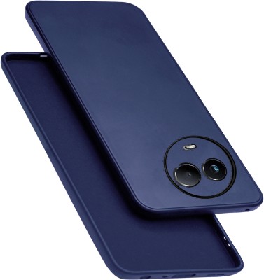 Micvir Back Cover for Realme 11X 5G(Blue, Dual Protection, Silicon, Pack of: 1)