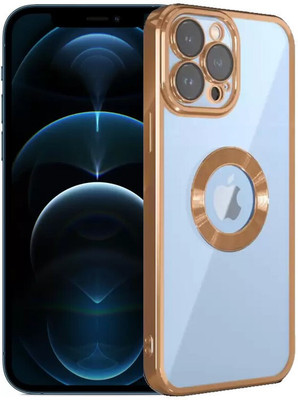 Infigo Back Cover for Apple Iphone 12 Pro(Gold, Grip Case, Silicon, Pack of: 1)