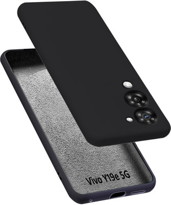 VAPRIF Back Cover for Vivo Y19e 5G, Vivo Y29s 5G, Vivo Y04 4G(Black, Dual Protection, Pack of: 1)