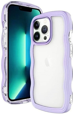 Cover Alive Back Cover for Apple iPhone 12 Pro(Purple, Transparent, Shock Proof, Pack of: 1)