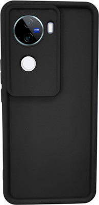 SCALEBEE Back Cover for iQOO Z9s 5G / Vivo V40e Soft Silicon Anti Shock Scratch Proof Camera Protection Phone Case(Black, Flexible, Silicon, Pack of: 1)