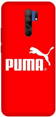 DIKRO Back Cover for POCO M2, MZB9921IN, PUMA, SIGN, LOGO, EMBLEM, DESIGN(Red, Hard Case, Pack of: 1)