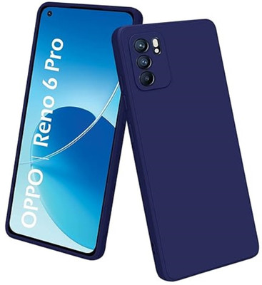 ZAMN Back Cover for OPPO RENO 6 PRO 5G(Blue, Silicon, Pack of: 1)