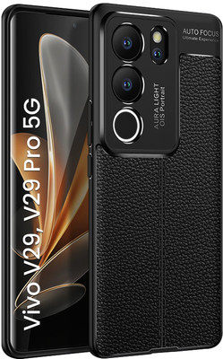 GLOBAL NOMAD Back Cover for vivo V29 5G, vivo V29 Pro 5G(Black, Shock Proof, Pack of: 1)