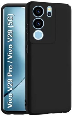 aadhvik Back Cover for Vivo V29 Pro 5G(Black, Shock Proof, Pack of: 1)