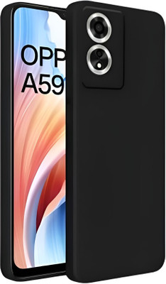SRT Back Cover for Oppo A59 5G(Black, Pack of: 1)