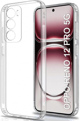 ALKSTORE Back Cover for Oppo Reno 12 5g(White, Waterproof, Silicon, Pack of: 1)