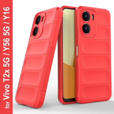 Zapcase Back Cover for Vivo T2x 5G(Red, 3D Case, Silicon, Pack of: 1)