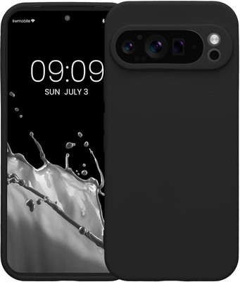 VISHRN Back Cover for Google Pixel 9(Black, Grip Case, Silicon, Pack of: 1)