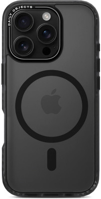 DailyObjects Back Cover for iPhone 16 Pro Max(Grey, Hard Case, Pack of: 1)