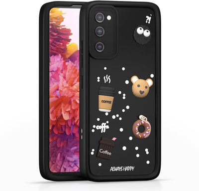 56 CASE AND COVER Back Cover for Samsung Galaxy S20 FE(Black, Silicon, Pack of: 1)