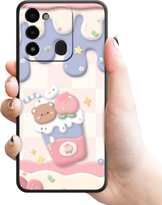 BUYMORE Back Cover for Tecno Spark Go 2022(Multicolor, Grip Case, Silicon)