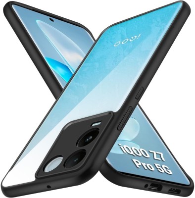 Icod9 Back Cover for IQoo Z7 Pro 5G, Exclusive Soft Bumper Anti Scratch(Black, Pack of: 1)