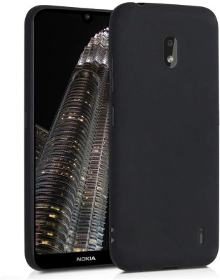 OneLike Back Cover for Nokia 1 Plus(Black, Matte Finish, Silicon, Pack of: 1)