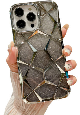 Zekly Back Cover for APPLE IPHONE 12 PRO MAX(Silver, Electroplated, Pack of: 1)