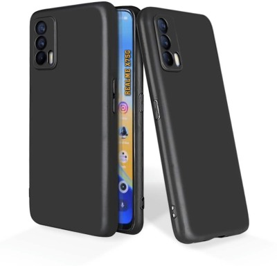 printwhiz Back Cover for Realme X7 5G(Black)