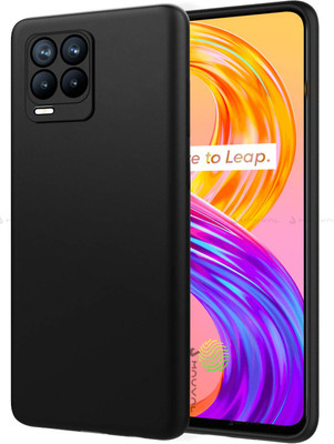 Mauval Back Cover for Realme 8 Pro 4G, Realme 8 4G(Black, Matte Finish, Pack of: 1)