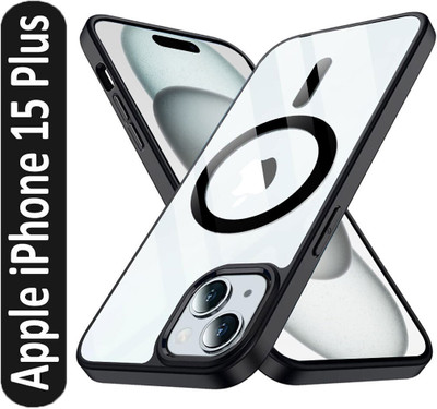 Infinite Case Back Cover for Apple iPhone 15 Plus(Black, Magnetic Case, Pack of: 1)