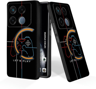 CLASSYPRINT Back Cover for Infinix GT 20 Pro 5G(Black)