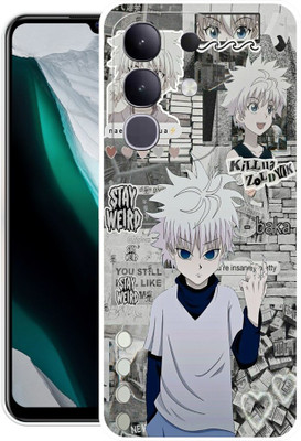 Dimora Back Cover for vivo T4x 5G, V2437, Hunter X, BOY, KILLUA ZOLDYCK, ANIME(Black, Flexible, Silicon, Pack of: 1)