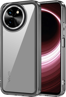 GLOBAL NOMAD Back Cover for Vivo Y200i 5G(Black, Grip Case, Pack of: 1)