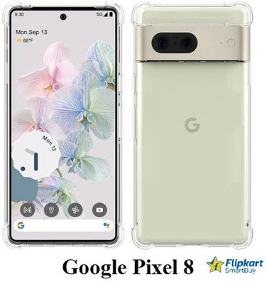 Flipkart SmartBuy Back Cover for Google Pixel 8(Transparent, Shock Proof, Silicon, Pack of: 1)