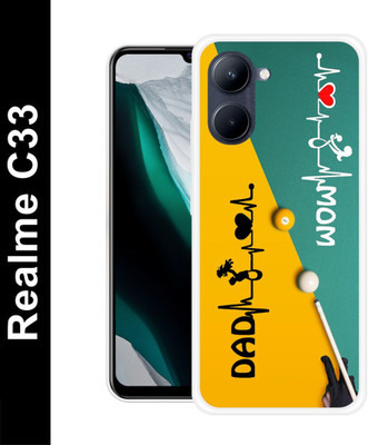 Cravation Back Cover for realme C33(Multicolor, Dual Protection, Silicon, Pack of: 1)