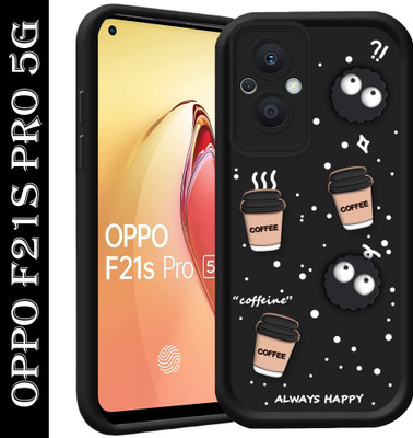 BOZTI Back Cover for OPPO F21s Pro 5G(Black, 3D Case, Pack of: 1)