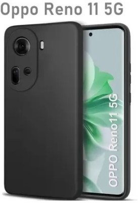 Caseline Back Cover for Oppo Reno 11 5G, Oppo Reno 11 (CND)(Black, Grip Case, Silicon, Pack of: 1)