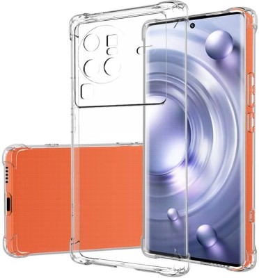 RUNICHA Back Cover for Vivo X80 Pro(Transparent, Camera Bump Protector, Silicon, Pack of: 1)