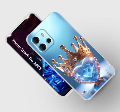 Cravation Back Cover for Tecno Spark Go 2023(Multicolor, Dual Protection, Silicon, Pack of: 1)