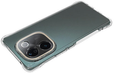 skyro Back Cover for iQOO Z9s Pro 5G / Vivo T3 Pro 5G(Transparent, Camera Bump Protector, Pack of: 1)