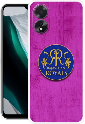 DUGGA Back Cover for OPPO A18, CPH2591, RAJASTHAN, ROYALS, IPL, TEAM, LOGO(Pink, Flexible, Silicon, Pack of: 1)