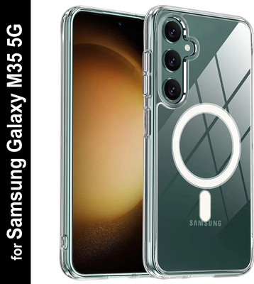Zapcase Back Cover for Samsung Galaxy M35 5G(Transparent, Magsafe, Pack of: 1)