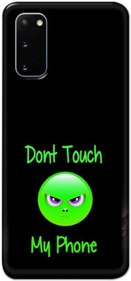 NDCOM Back Cover for Samsung Galaxy S20 Don’t Touch My Phone Angry Face Printed(Multicolor, Hard Case, Pack of: 1)