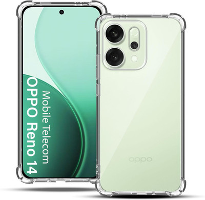 Outlier Back Cover for Oppo Reno 14 5G, camera Protection from shocks and scratches.(Transparent, Silicon, Pack of: 1)