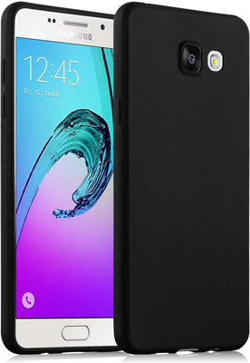 zaperhub Back Cover for Samsung Galaxy A5 2016 Edition(Black, Silicon)