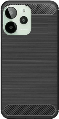 COVERNEW Back Cover for LAVA YUVA 2 PRO(Black, Flexible, Pack of: 1)