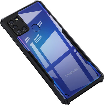 GLOBAL NOMAD Back Cover for Samsung Galaxy A21s(Black, Shock Proof, Pack of: 1)
