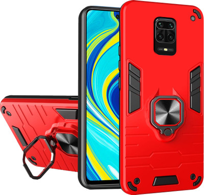BOZTI Back Cover for Redmi Note 9 Pro Max(Red, Rugged Armor, Pack of: 1)