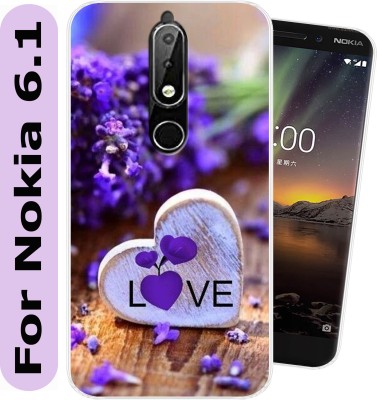 Coolcase Back Cover for Nokia 6.1(Transparent, Flexible, Silicon, Pack of: 1)