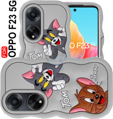 AESTMO Back Cover for Oppo F23 5G(Grey, 3D Case, Silicon)