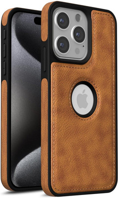 Pikkme Back Cover for iPhone 15 Pro Max(Brown, Camera Bump Protector, Pack of: 1)