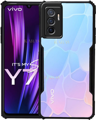 ALLNEEDS Back Cover for Vivo Y75 4G(Transparent, Dual Protection, Pack of: 1)