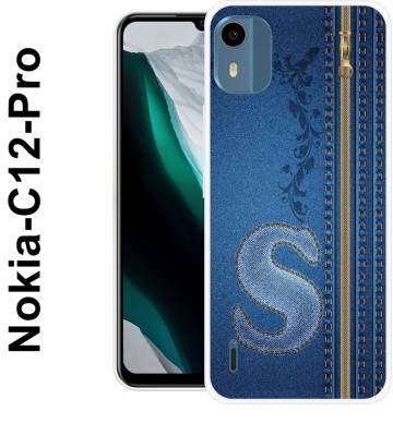 TMPBAGRU Back Cover for Nokia C12 Pro(Blue, Flexible, Silicon, Pack of: 1)