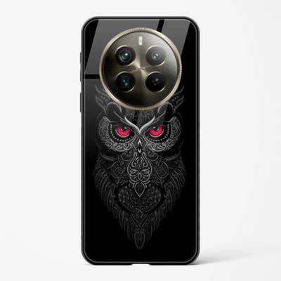 my pc wala Back Cover for New Design Realme 12 Pro Plus 5G | Realme 12 Pro 5G Premium Tempered Glass Back Case(Black, Matte Finish, Pack of: 1)