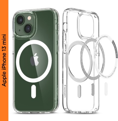 Spigen Ultra Hybrid Mag Back Cover for Apple iPhone 13 mini(White, Flexible, Pack of: 1)